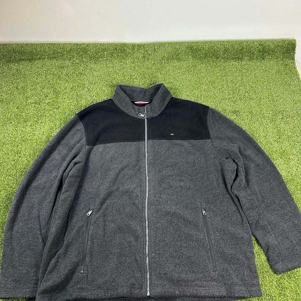Tommy-hilfiger Men's Grey and Black Jacket